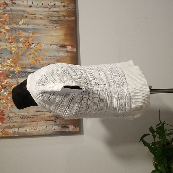 LOFT Knit Cream Sweater, size M - Picture 5 of 12